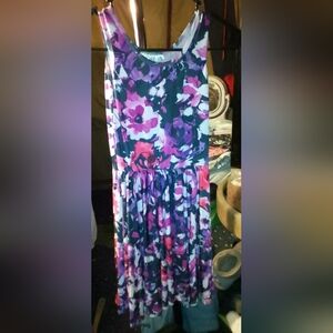 Dot Dot Smile Purple and Pink Floral Dress